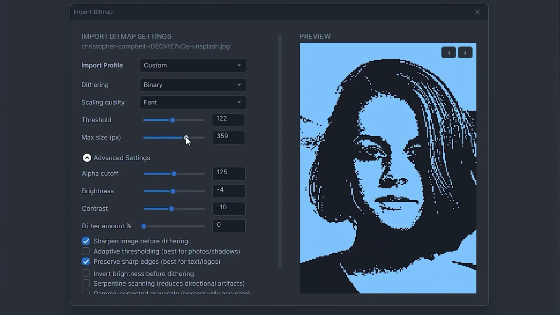 Advanced Dithering
